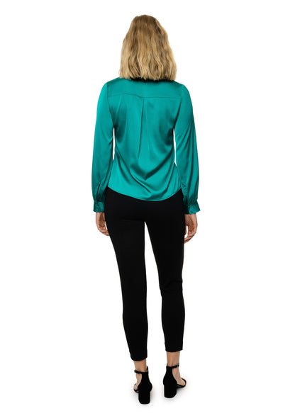 Button Down Long Sleeve Shirt (Solid)