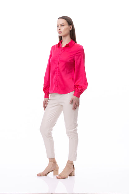 Button Down Long Sleeve Shirt (Solid)